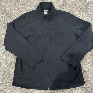 The North Face - black fleece jacket - XL